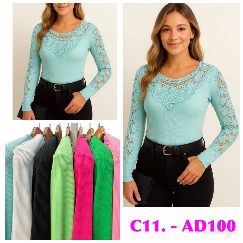 Bluzki damskie Roz S/M-L/XL, Mix Kolor .Paczka 10 szt